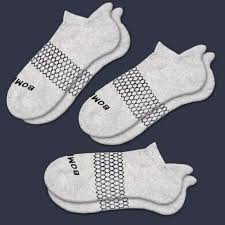 Grey Ankle Socks 3-Pack | Cushioned Athletic Socks for Men & Women