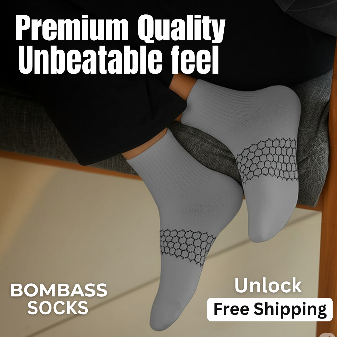 Unisex Cushioned Crew Socks – Anti-Odor & Arch Support