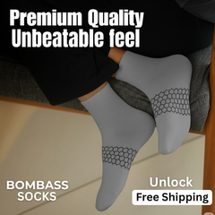 Unisex Cushioned Crew Socks – Anti-Odor & Arch Support