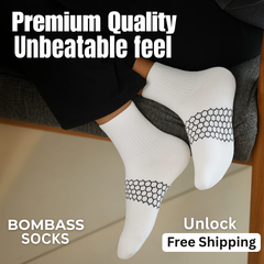 Unisex Cushioned Crew Socks – Anti-Odor & Arch Support