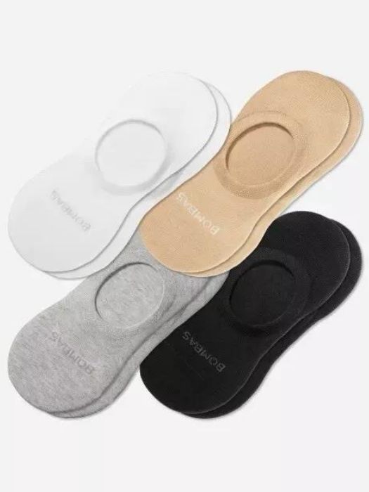 Bomba Women lightweight no show socks 4-packs