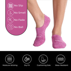 Bright Ankle Socks 4-Pack – Multi-Color Cushioned Comfort for Kids & Adults