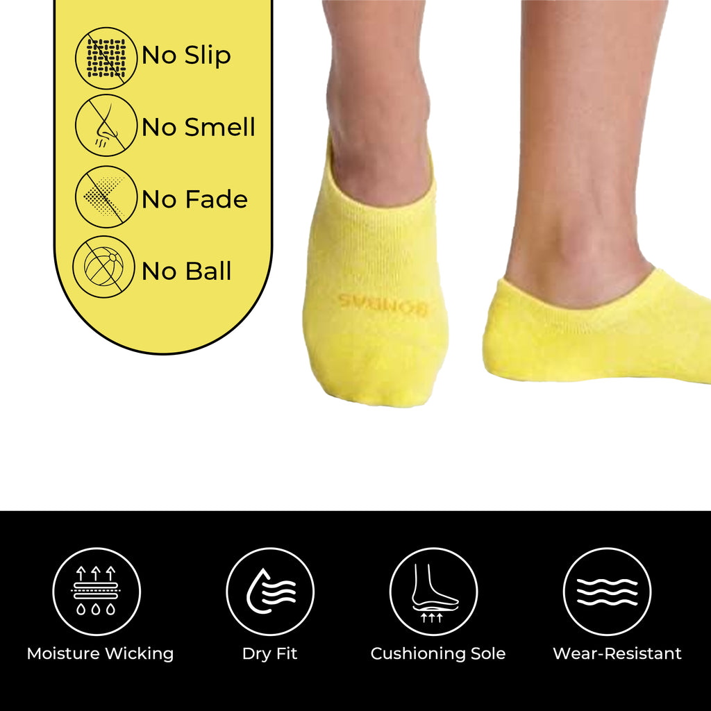 Bright Ankle Socks 4-Pack – Multi-Color Cushioned Comfort for Kids & Adults