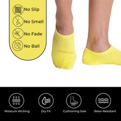Bright Ankle Socks 4-Pack – Multi-Color Cushioned Comfort for Kids & Adults