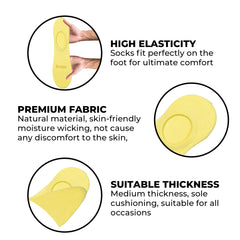 Bright Ankle Socks 4-Pack – Multi-Color Cushioned Comfort for Kids & Adults