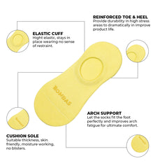 Bright Ankle Socks 4-Pack – Multi-Color Cushioned Comfort for Kids & Adults
