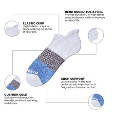 Ankle Socks 3-Pack – Black, Grey, Navy | Unisex Cushioned Comfort with Arch Support