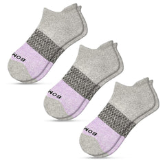 Women’s Ankle Socks – Grey and Light Purple | Soft, Cushioned, Breathable Everyday Comfort