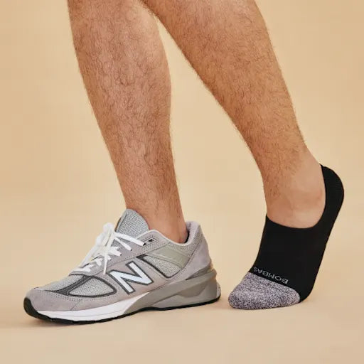Black No-Show Socks