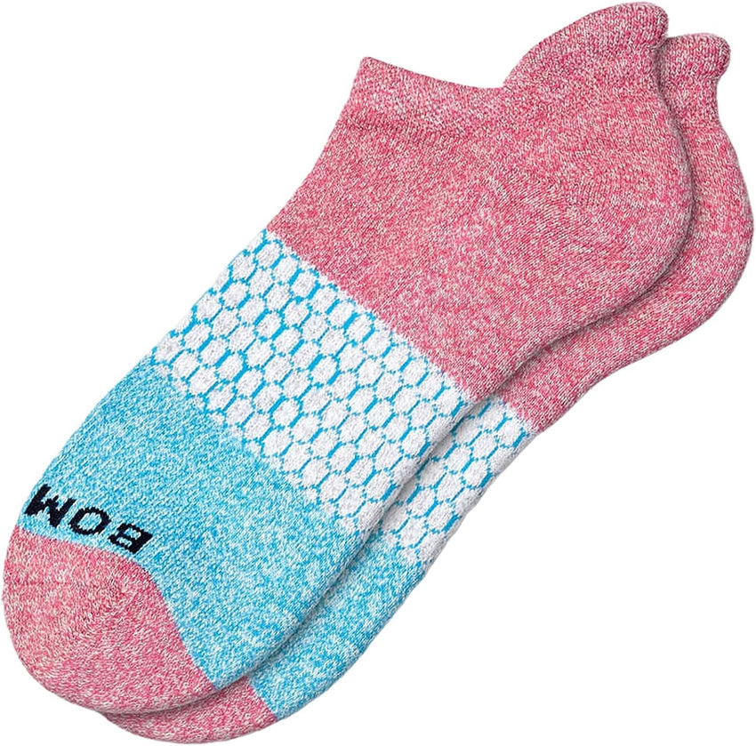 3-Pack Red & Blue Ankle Socks – Soft, Cushioned, Everyday Comfort (Unisex)