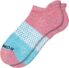 3-Pack Red & Blue Ankle Socks – Soft, Cushioned, Everyday Comfort (Unisex)