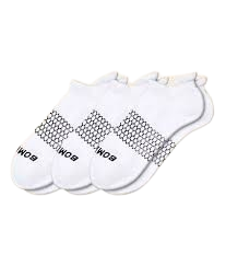 Bomba original Women White/ Black  Athletic Ankle Socks 3-pack