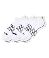 Bomba original Women White/ Black  Athletic Ankle Socks 3-pack