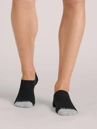 Black No-Show Socks – Single Pair | Unisex Invisible Fit with Arch Support & Grippy Heel | Blister-Free for Sneakers & Loafers