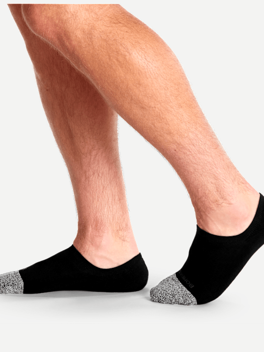 Black No-Show Socks